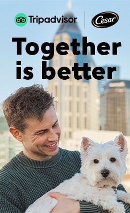 Man holding bestie together is better