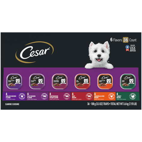 Cesar dog food 40 pack shop
