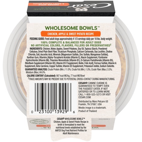 Wholesome Bowls™ Chicken, Apple & Sweet Potato image 1