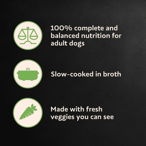 Wholesome Bowls Wet Dog Food, Beef & Chicken with Vegetables image 1