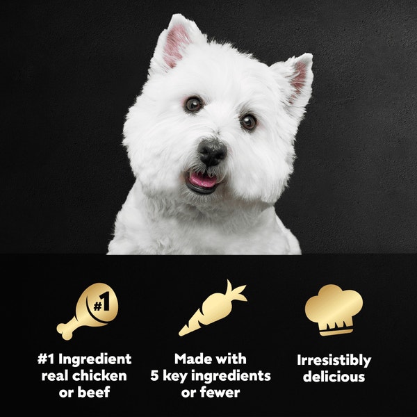 Chicken, Carrots & Green Beans and Beef, Chicken, Purple Potatoes, Peas & Carrots, (16) 1.3 oz Tub Variety Pack image 4