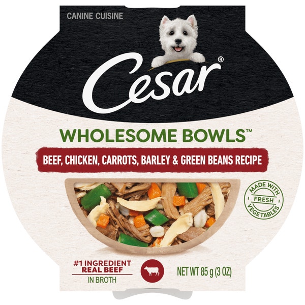 Wholesome Bowls™ Beef, Chicken, Carrots, Barley & Green Beans image 1