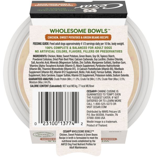 Wholesome Bowls™ Chicken, Sweet Potatoes & Green Beans image 2