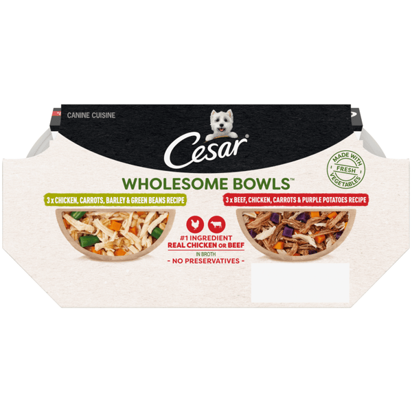 Wholesome Bowls Chicken Carrots Barley Green Beans and