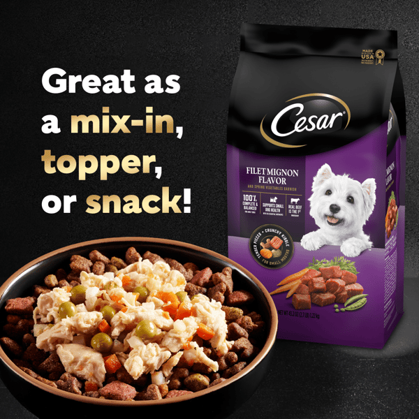 Cesar dry puppy food top