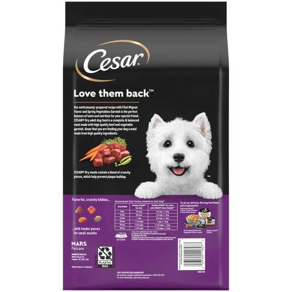 Cesar dry dog food rating online
