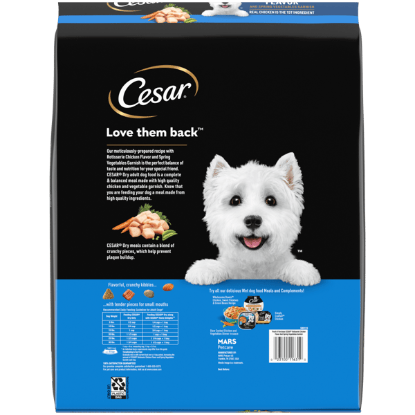 Cesar rotisserie chicken online dog food