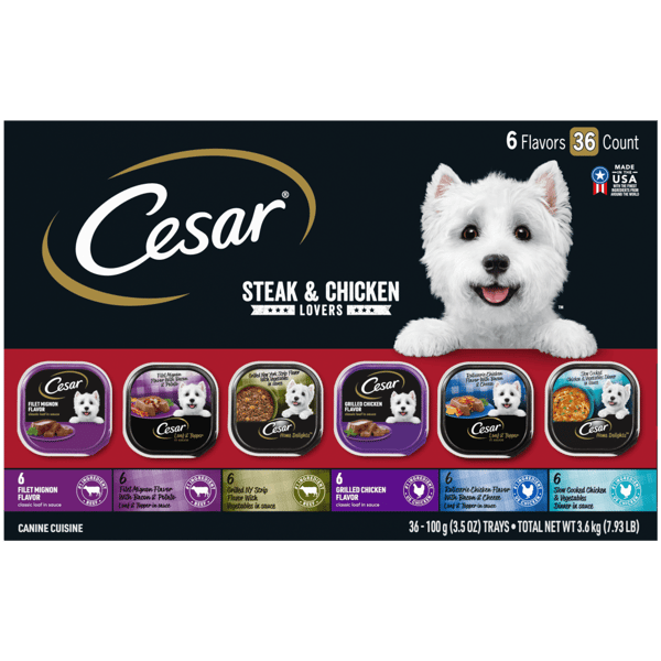 Cesar gourmet wet dog food cheap