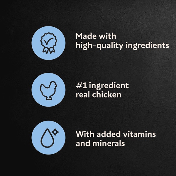 Cesar Puppy Filets in Gravy Chicken Recipe Wet Dog Food, 3.5 oz Easy Peel Tray image 3