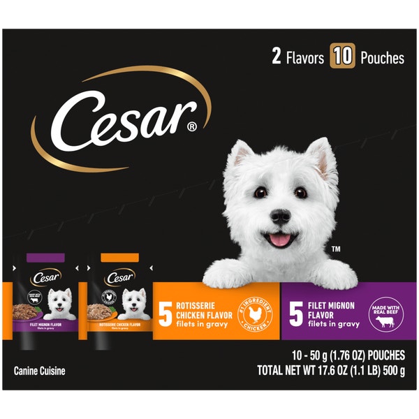 Filet Mignon and Rotisserie Chicken Mini-Pouch 10ct Variety Pack  image 1