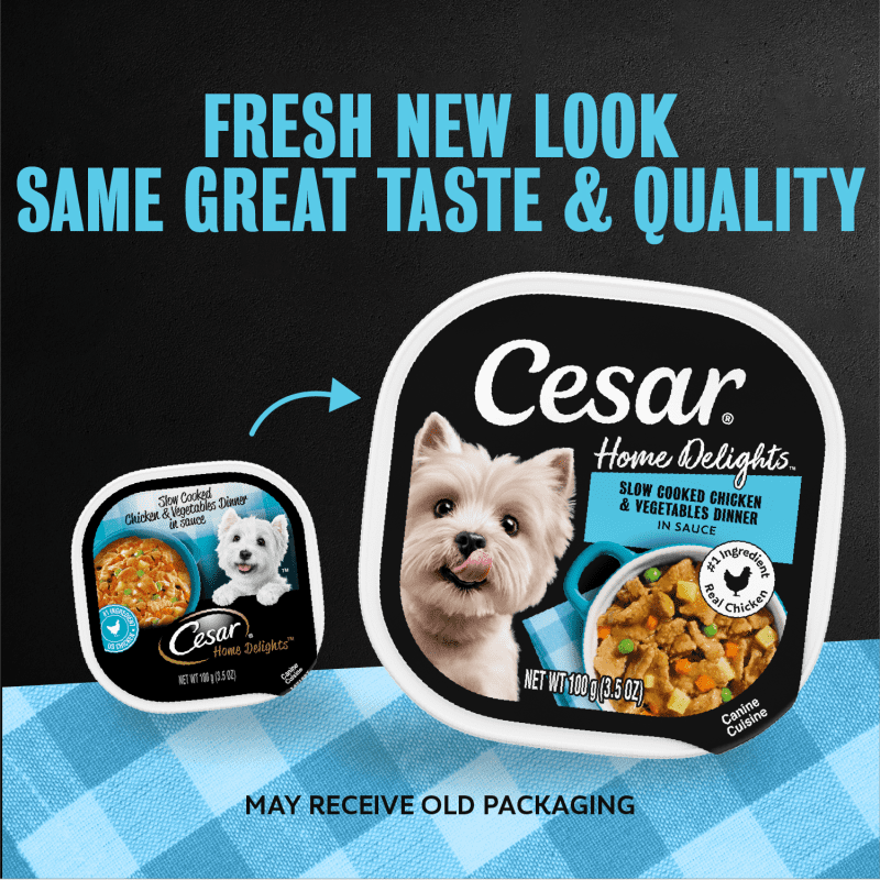 Cesar Home Delights Adult Wet Dog Food Easy Peel Trays Variety Pack  image 5