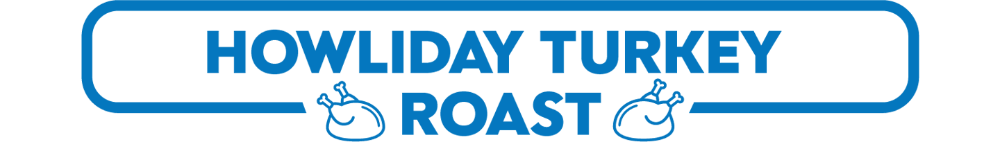 dog food idea label stating howliday turkey roast