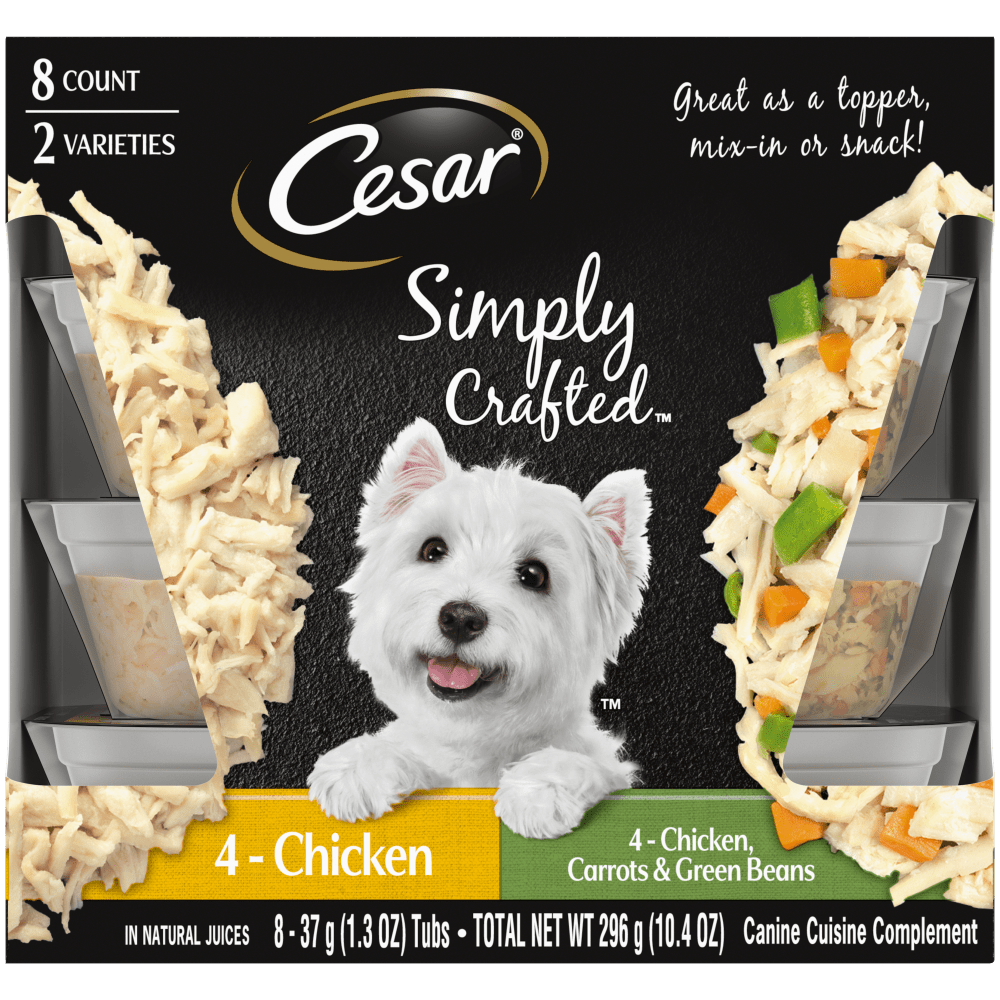 Simply Crafted™ Chicken, and Chicken, Carrot & Green Bean, (8) 1.3