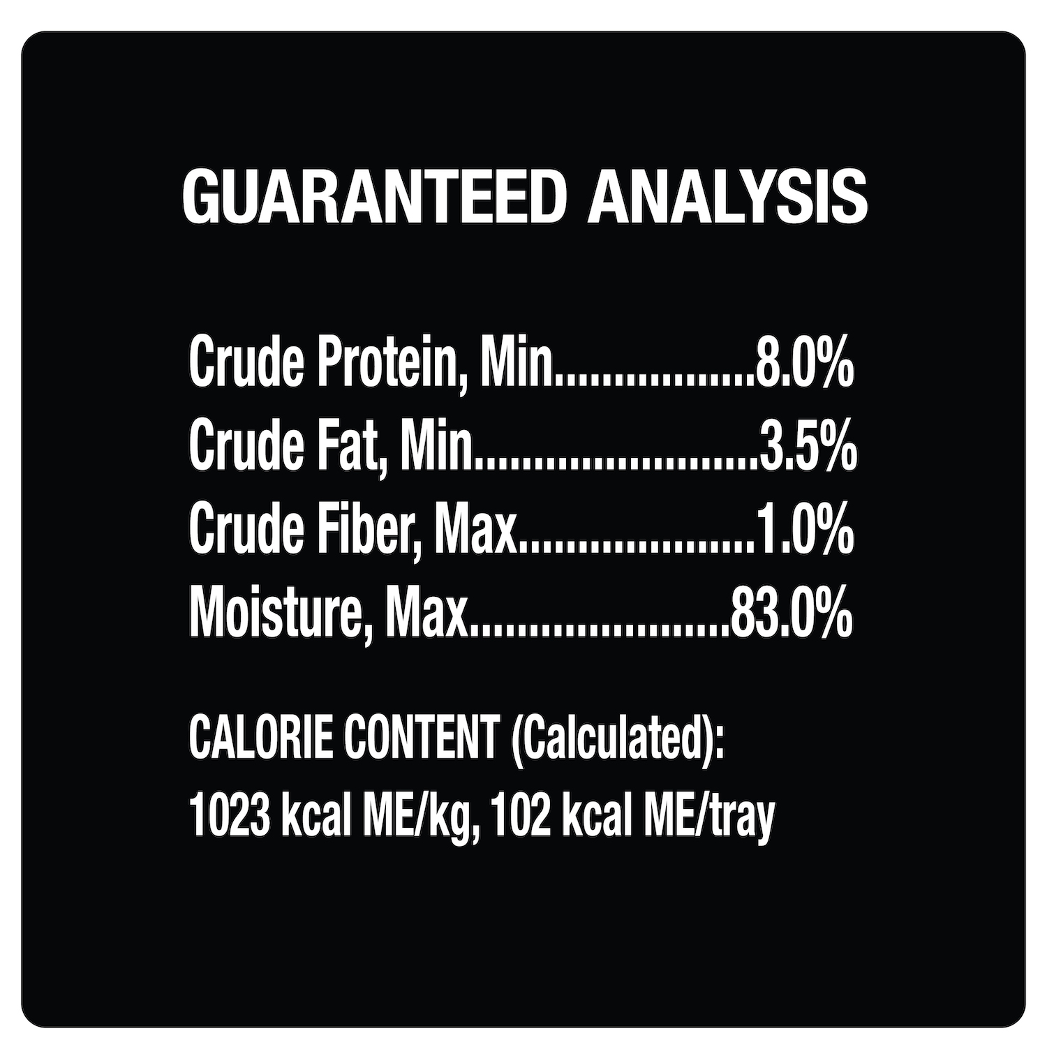 Bacon Feast 12ct Multipack guaranteed analysis image