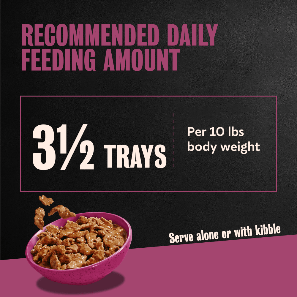 Filets in Gravy Prime Rib feeding guidelines image