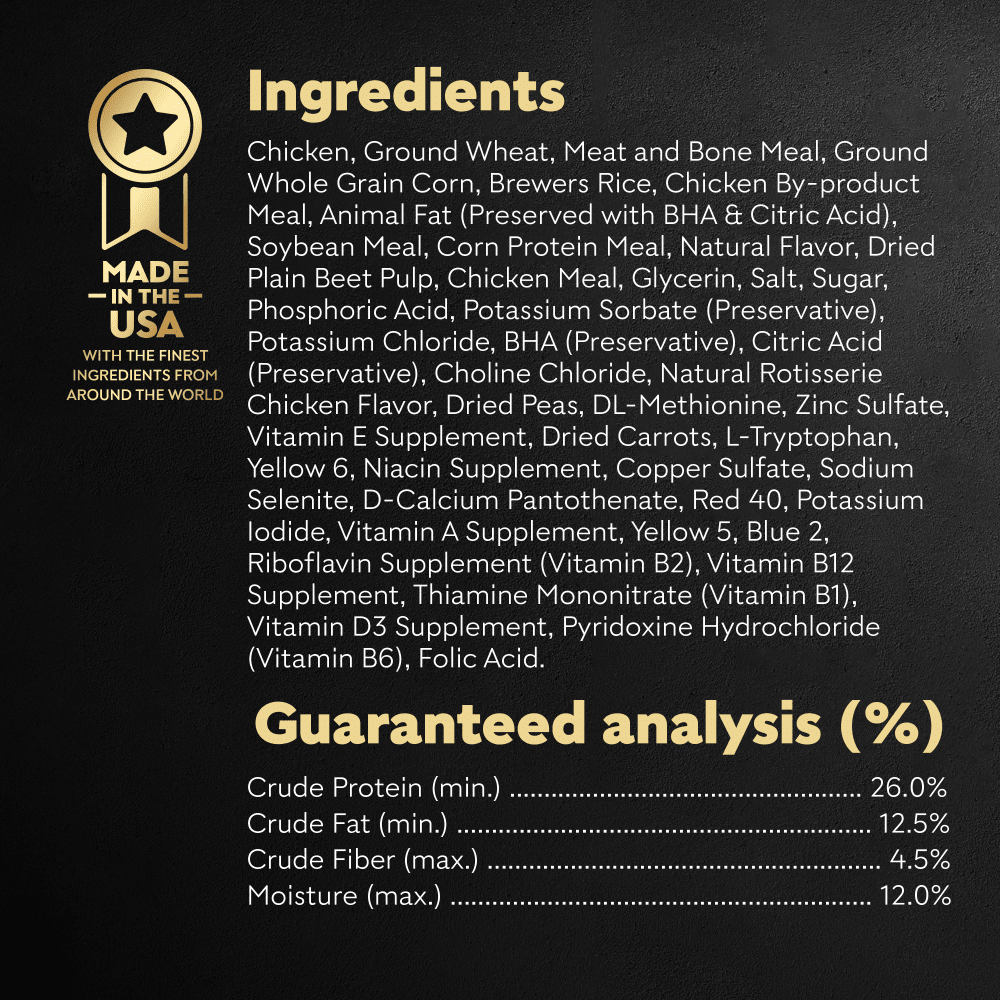 Rotisserie Chicken Flavor & Spring Vegetables ingredients image