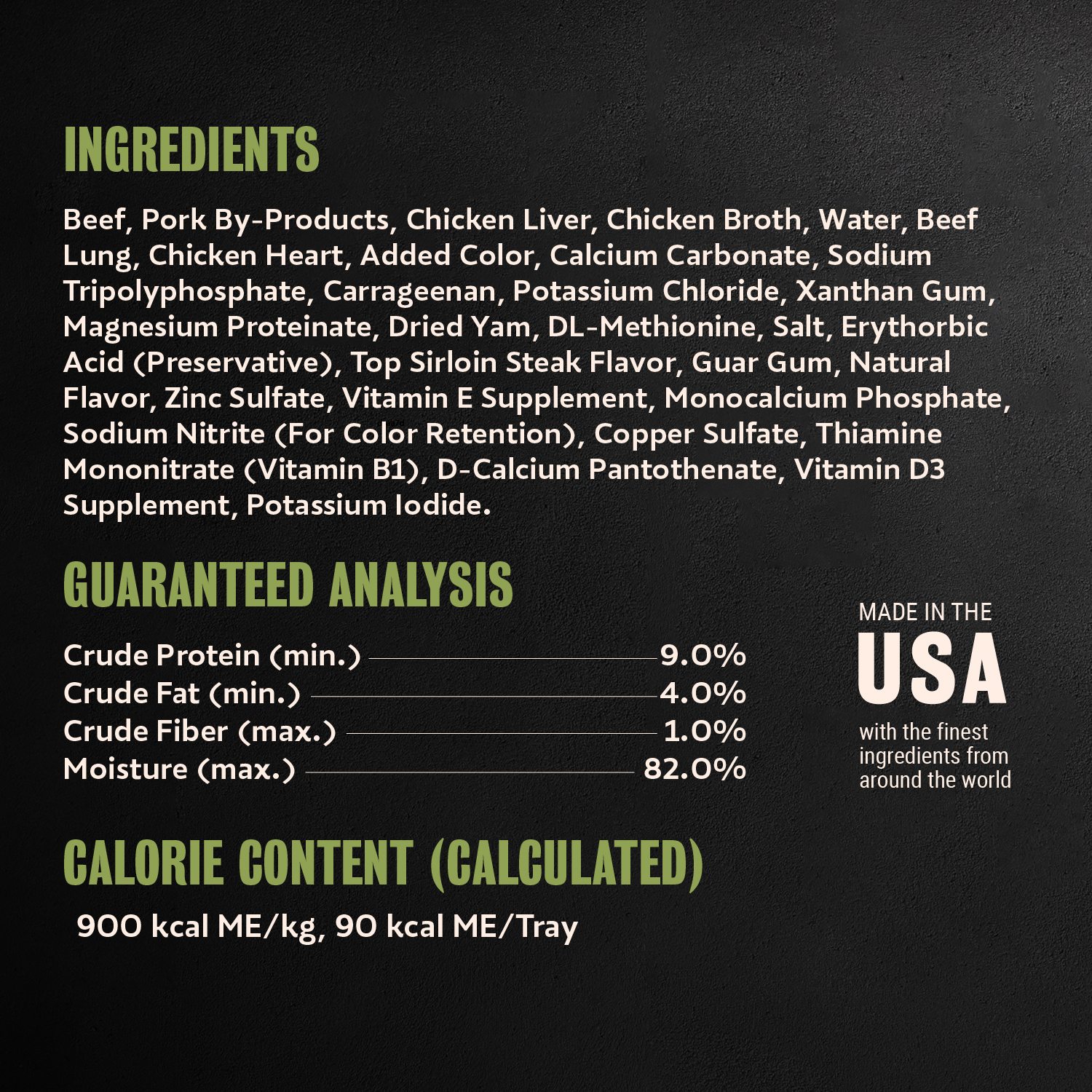 Classic Loaf in Sauce Top Sirloin guaranteed analysis image