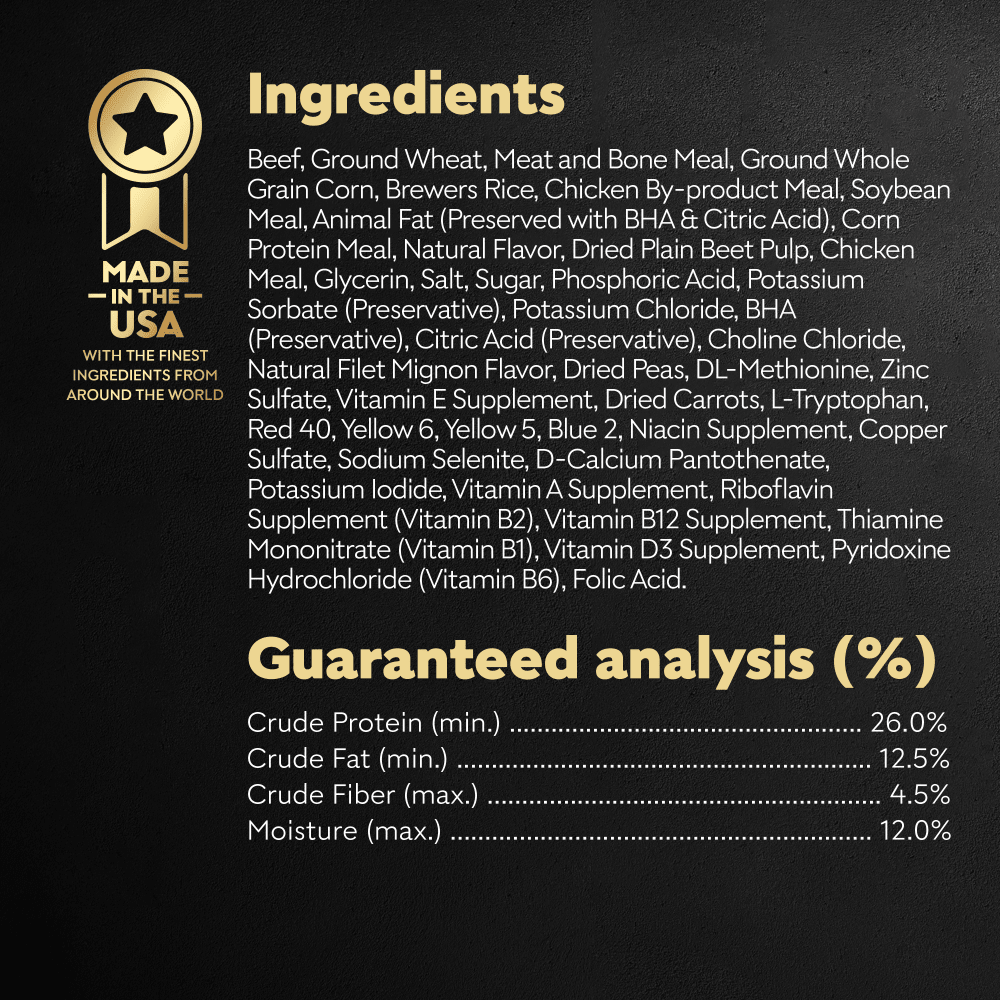 Filet Mignon Flavor & Spring Vegetables ingredients image