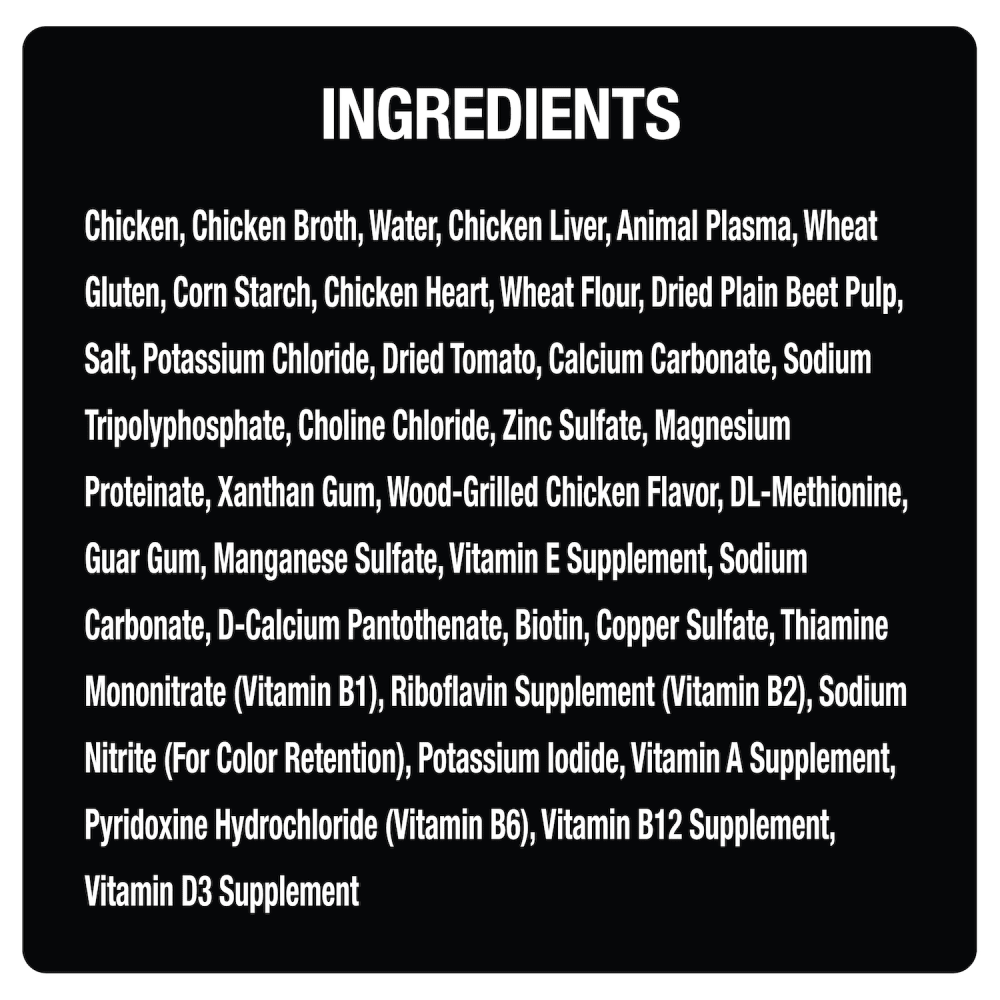 Filets in Gravy Wood-Grilled Chicken ingredients image