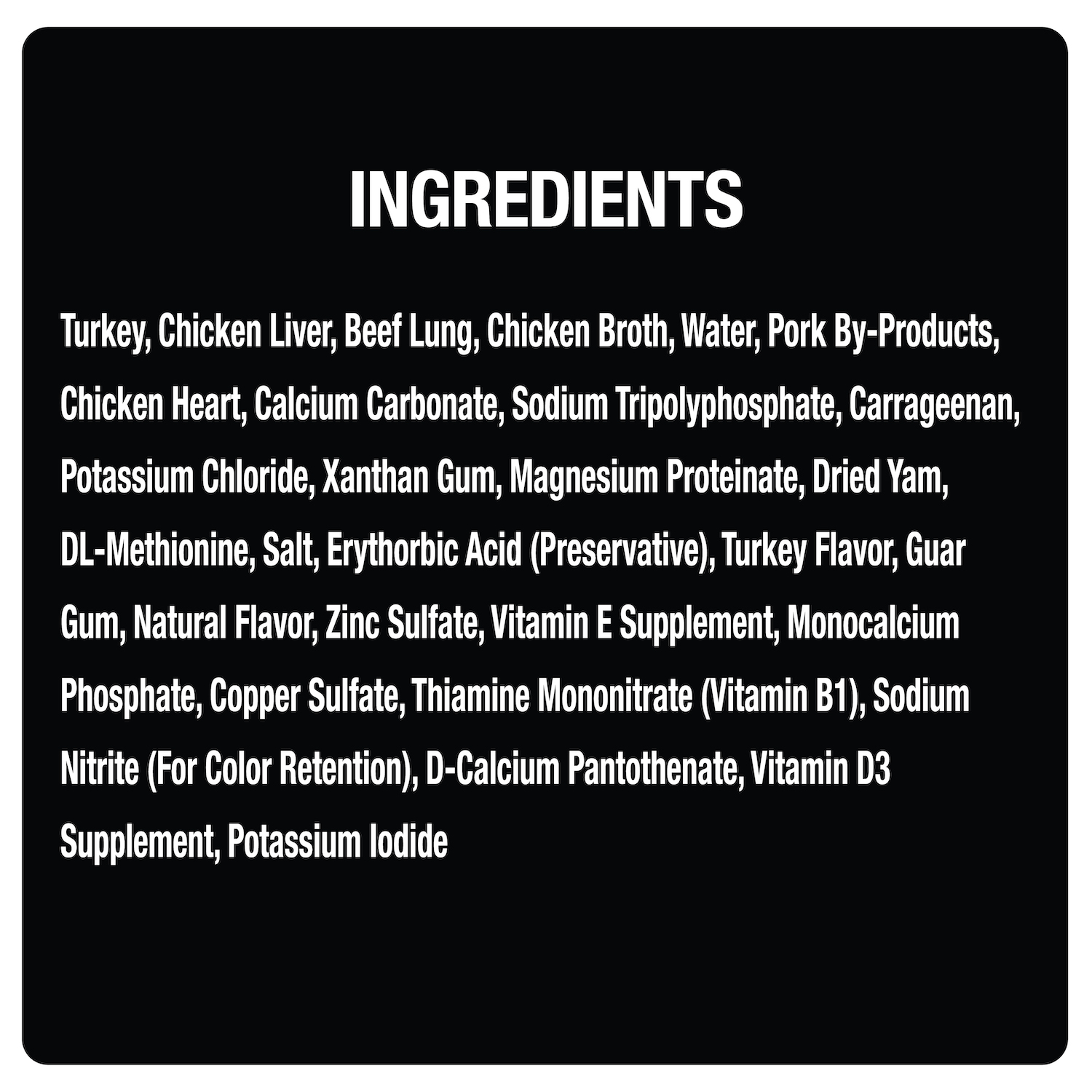 Poultry, Steak & Beef Varieties 36ct Multipack ingredients image 6