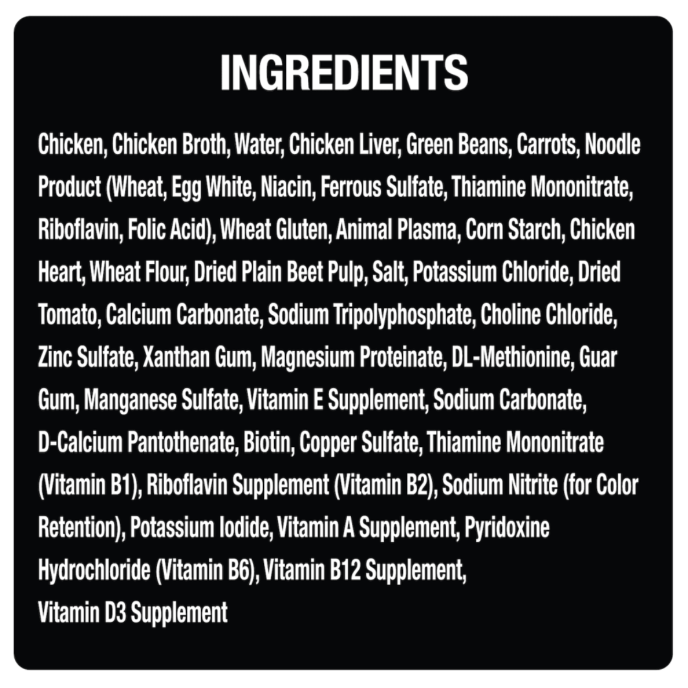 Home Delights™ Hearty Chicken & Noodle Dinner in Sauce ingredients image