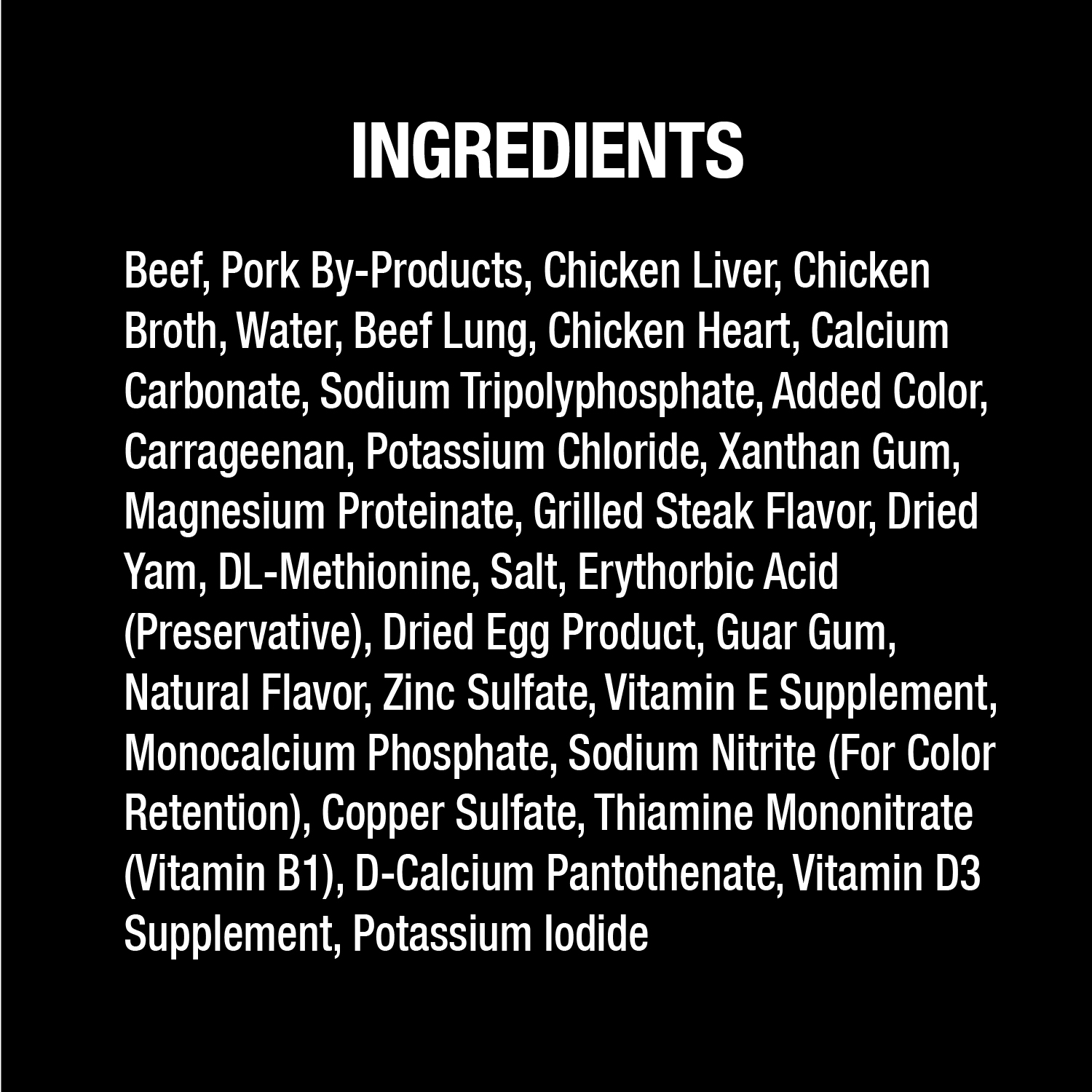 Steak Lover's 36 ct Multipack ingredients image 5