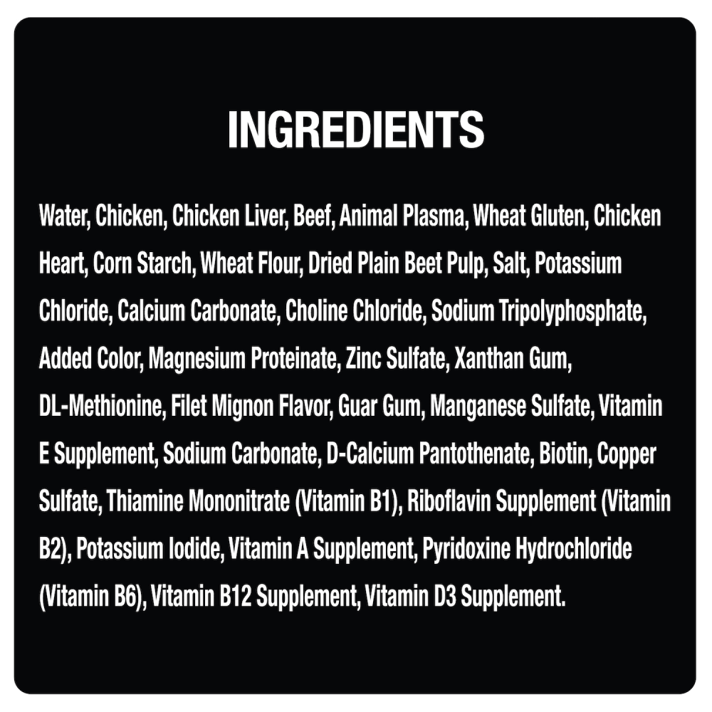 Filets in Gravy Filet Mignon ingredients image