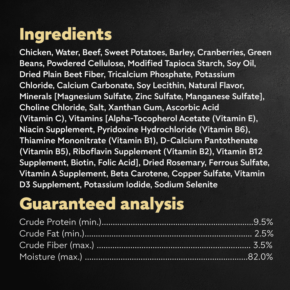 Warm Bowls Chicken & Beef With Vegetables Entrée ingredients image