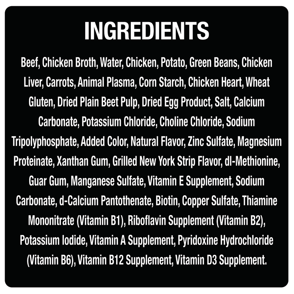 Home Delights™ Grilled New York Strip  with Vegetables in Sauce ingredients image