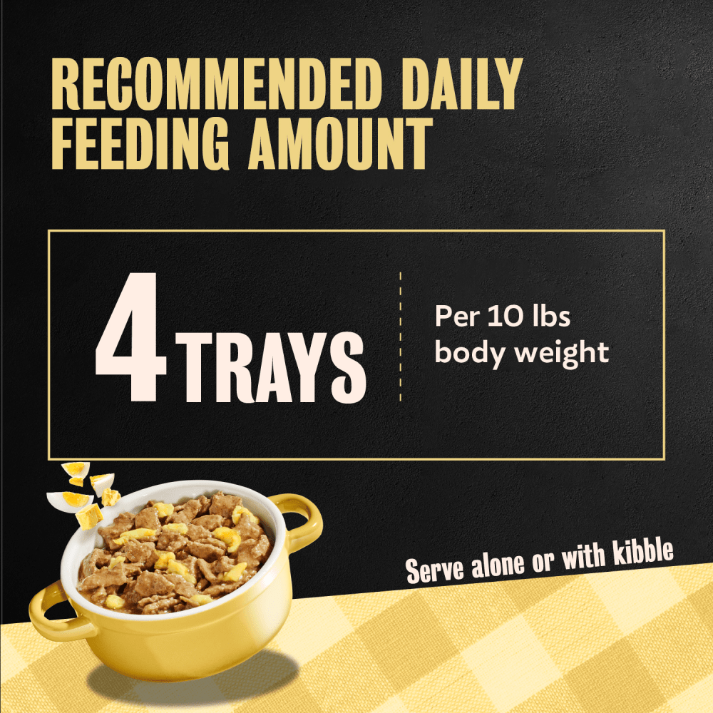 Home Delights™ Sausage  with Egg & Cheese in Sauce feeding guidelines image