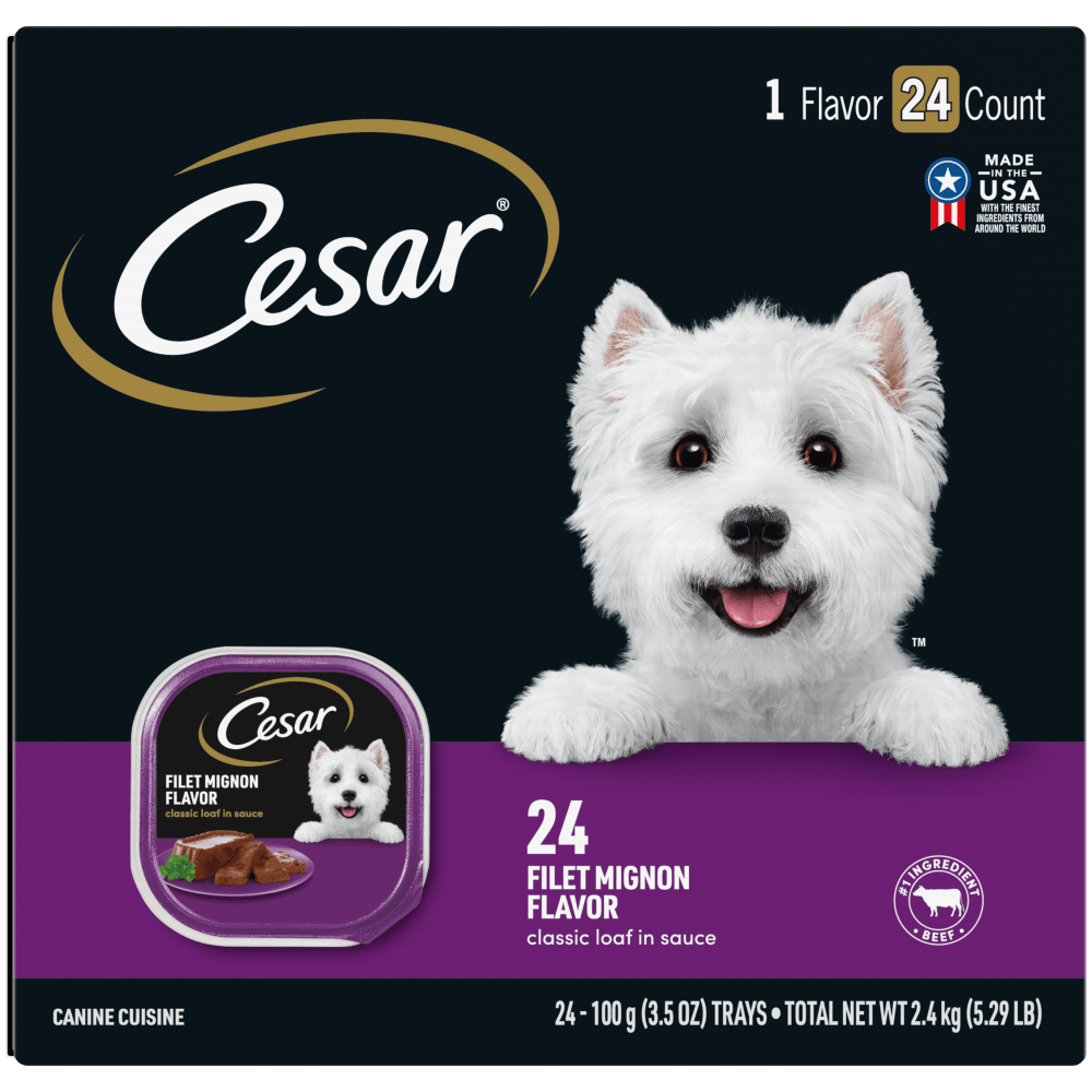 Filet Mignon Flavor 24ct Multipack Dog Food | CESAR®