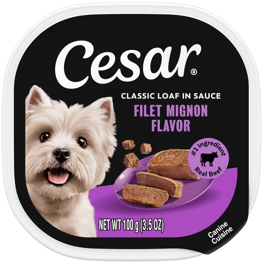 エムズ ソフビ デコ犬 MINT CARBONARA コラボ　デザフェス61 Classic Loaf in Sauce Filet Mignon Dog Food | CESAR®
