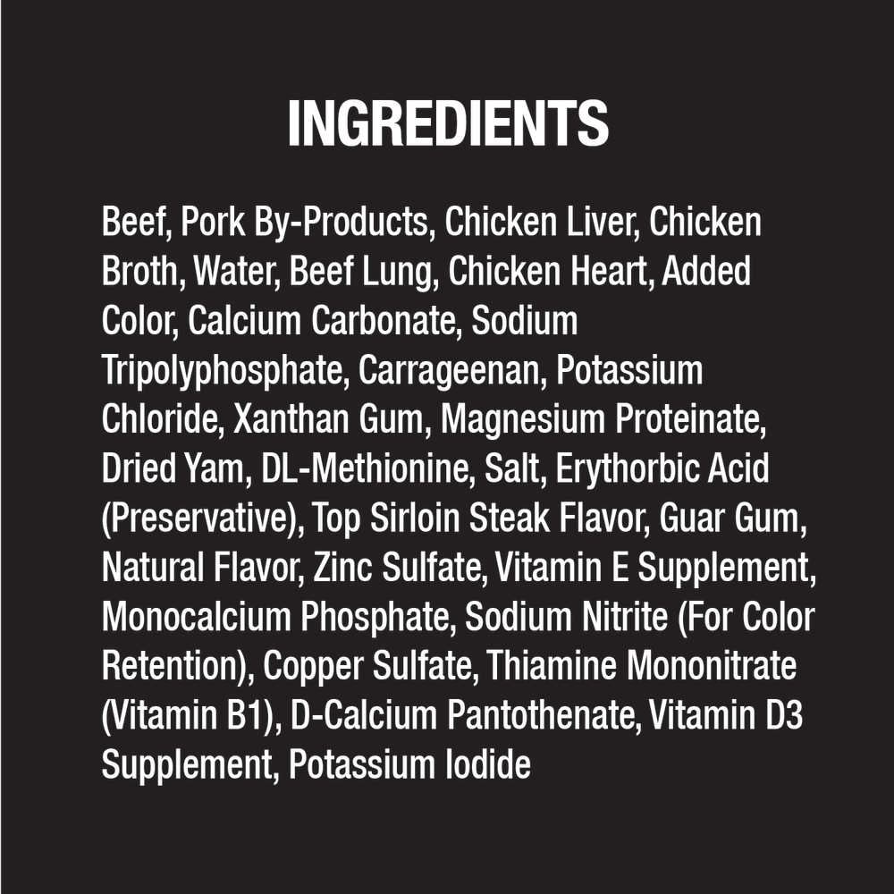 Classic Loaf in Sauce Top Sirloin ingredients image