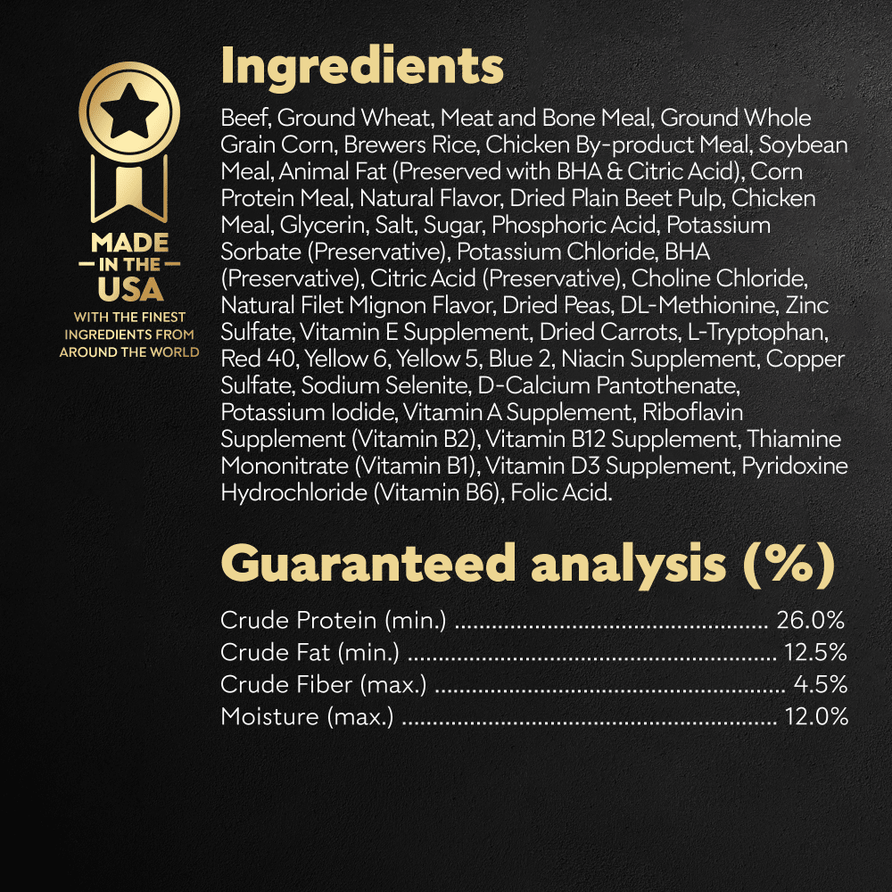 Filet Mignon Flavor & Spring Vegetables ingredients image