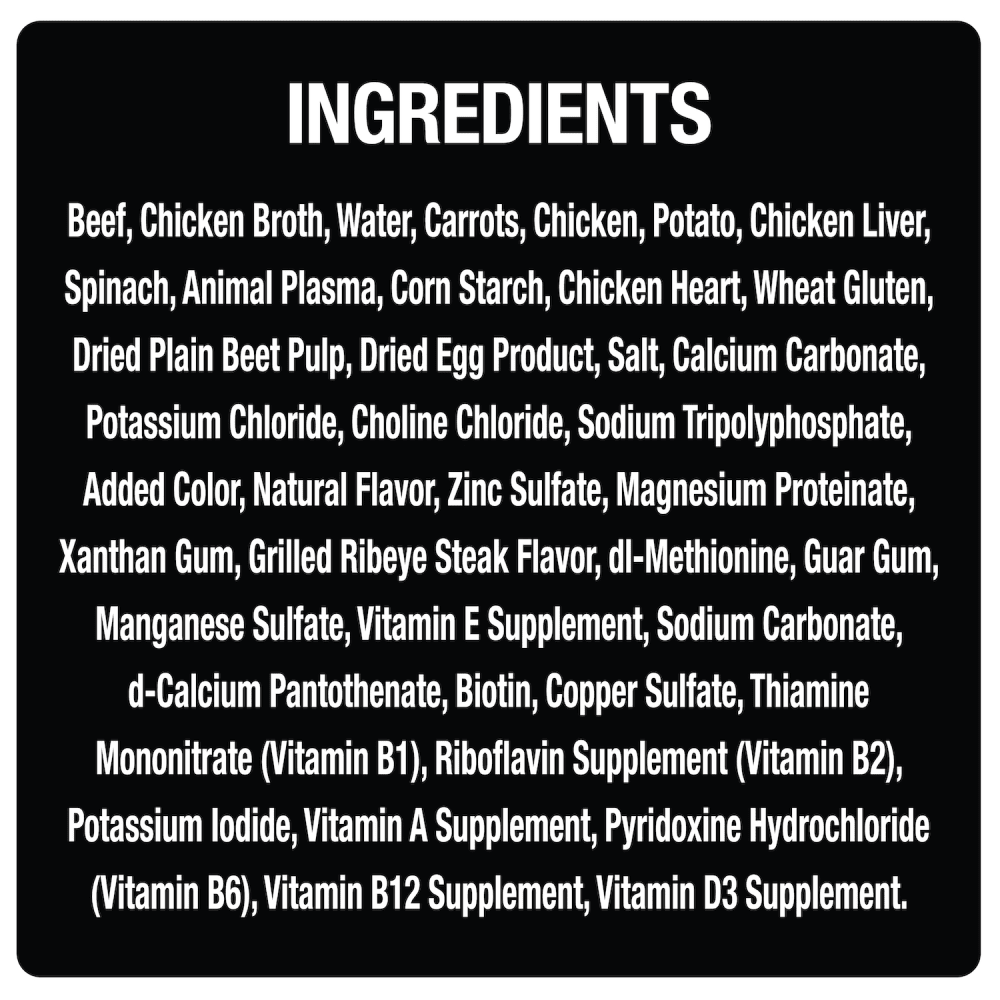 Home Delights™ Grilled Ribeye Steak  with Vegetables in Sauce ingredients image