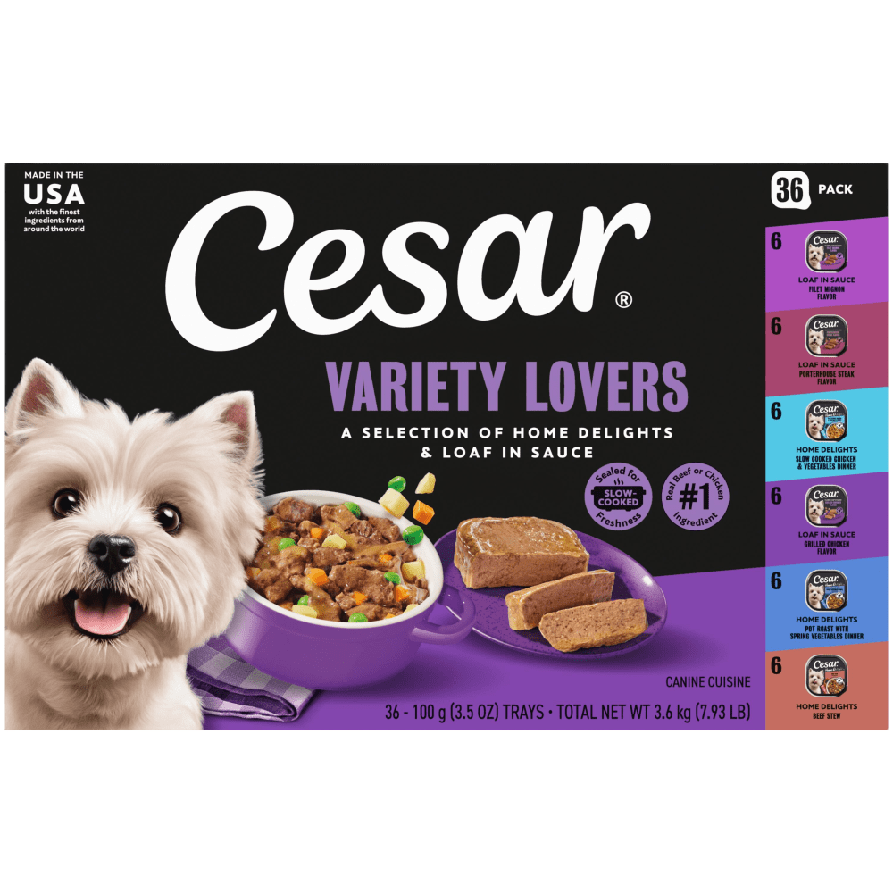 POP X & DOG-X アバロンブライト(SP-C)セット Chicken, Steak & Beef 36ct Multipack | CESAR®