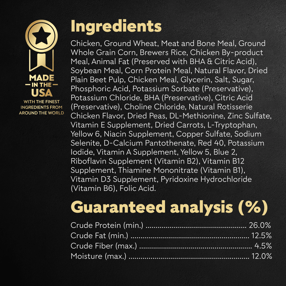 Rotisserie Chicken Flavor & Spring Vegetables ingredients image