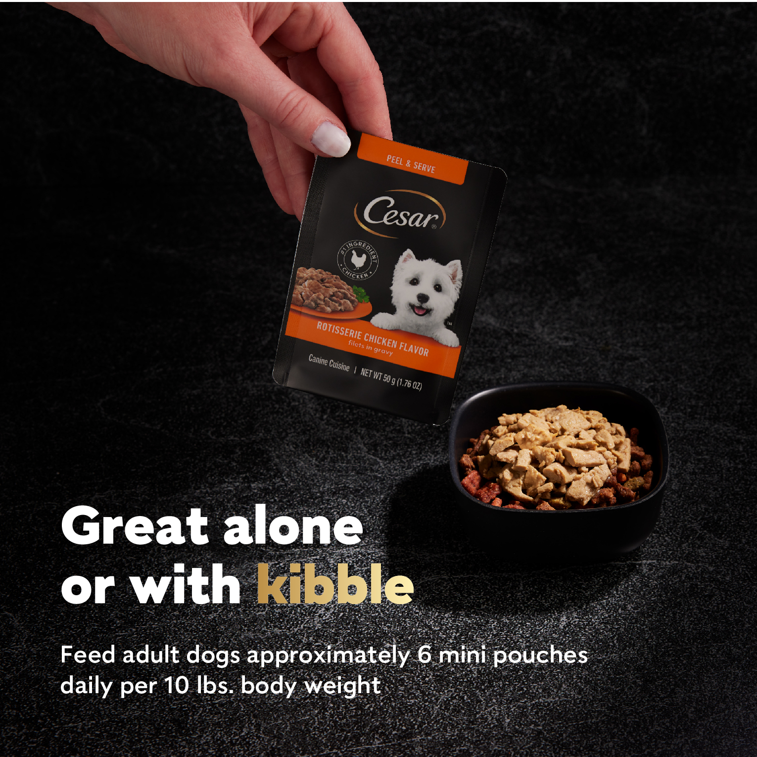 Rotisserie Chicken Mini-Pouch guaranteed analysis image