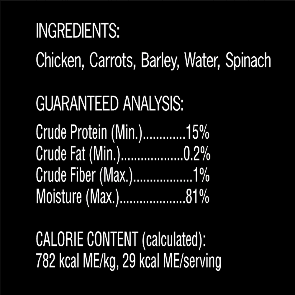 Simply Crafted™ Chicken, Carrots, Barley & Spinach ingredients image
