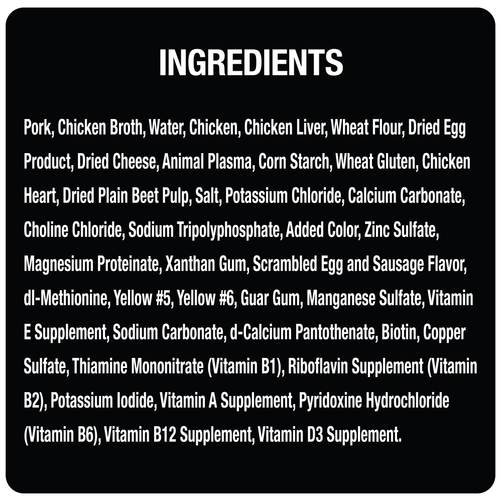 Home Delights™ Sausage  with Egg & Cheese in Sauce ingredients image